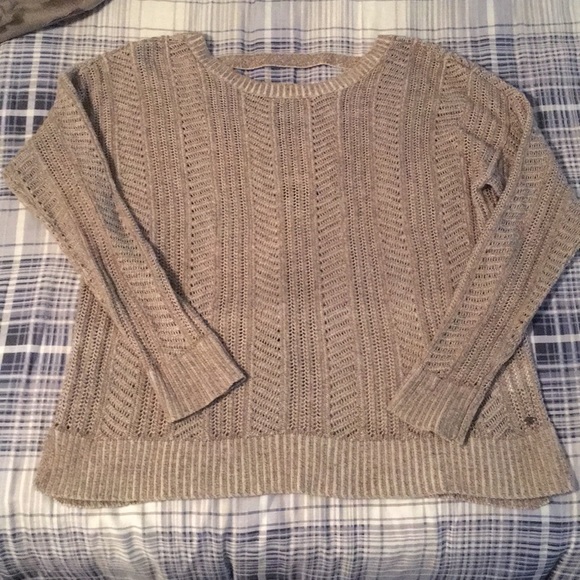 American Eagle Outfitters Sweaters - American Eagle brown open back sweater